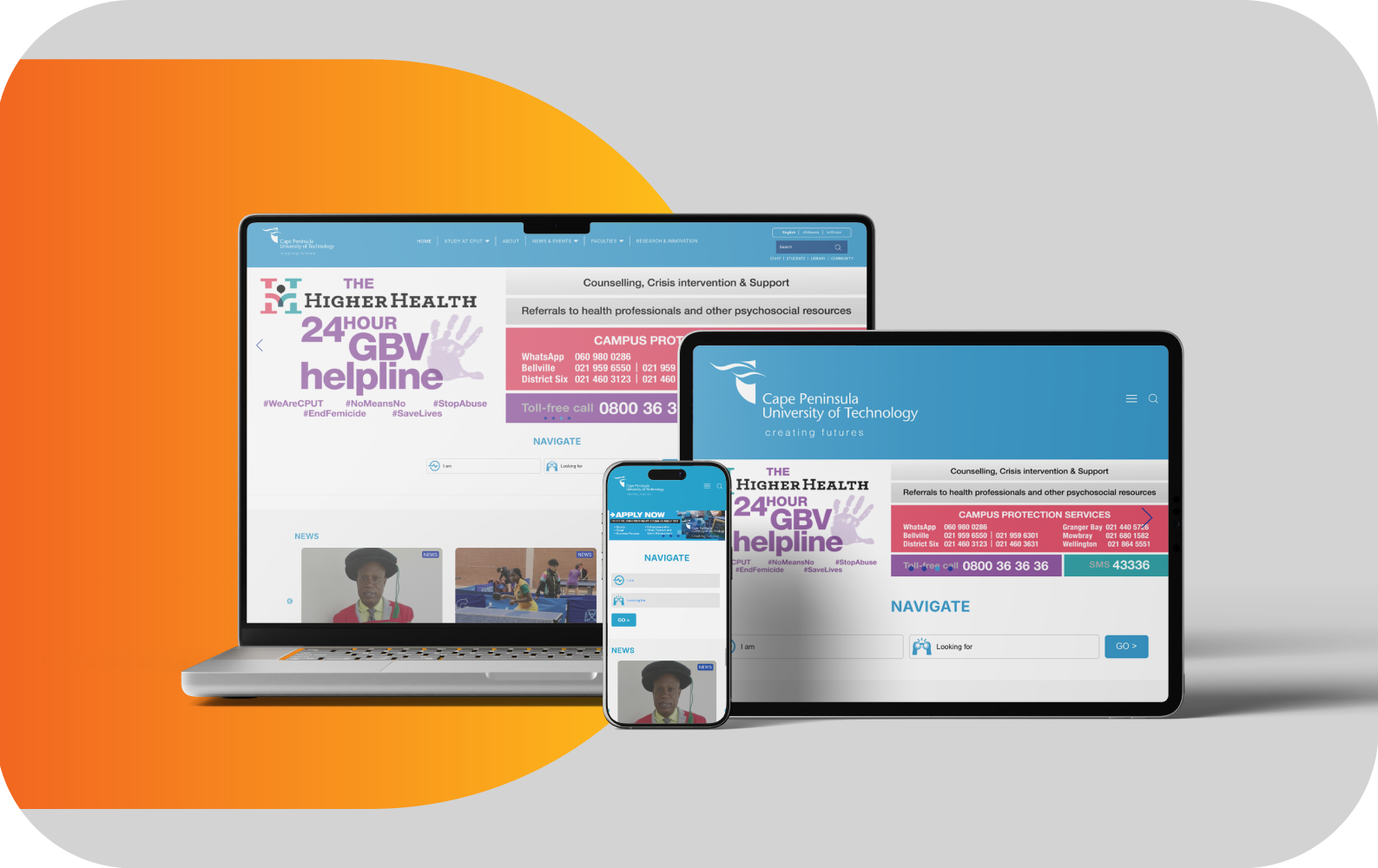 Cape Peninsula University of Technology Website Development