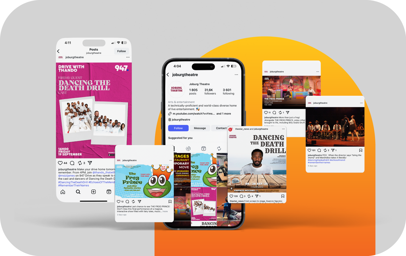 Joburg Theatre Social Media